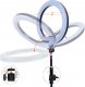 Lampa pierścieniowa 4kom.pl  LED 80W Ring uchwyt na telefon do zdjęć filmów + statyw 220cm Pilot 2