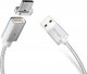 Kabel USB Elough Kabel Magnetyczny Elough USB Typu C USB-C Srebrny 2
