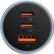 Ładowarka Baseus Golden Contactor Pro Jednoczęściowa 1x USB-A 2x USB-C 3 A  (6932172612825) 12