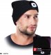 R.E.I.S. CZLED - czapka zimowa ocieplana ochronna z latarką LED, 100% przędza akrylowa - czarny 1