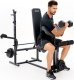 Ławeczka pod sztangę z modlitewnikiem, prasą do nóg i prasą do rozpiętek Zipro Ripped 12
