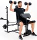 Ławeczka pod sztangę z modlitewnikiem, prasą do nóg i prasą do rozpiętek Zipro Ripped 6