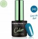 Cosmetics Zone Lakier hybrydowy hipoalergiczny turkusowy perłowy 7ml - Come On, Ariel! 243 1