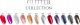 Cosmetics Zone Lakier hybrydowy fioletowy brokatowy 7ml - Purple Sky 322 2