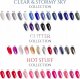 Cosmetics Zone Lakier hybrydowy fioletowy brokatowy 7ml - Purple Sky 322 3