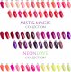Cosmetics Zone Lakier hybrydowy fioletowy brokatowy 7ml - Purple Sky 322 4