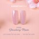 Cosmetics Zone Lakier hybrydowy hipo różowy z czarnymi drobinkami K003 - Strawberry Mouss 2