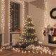 Lampki choinkowe vidaXL 400 LED białe ciepłe 1