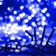 Lampki choinkowe vidaXL 400 LED niebieskie 2