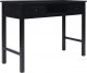 Biurko vidaXL Czarne 108 cm x 45 cm 1