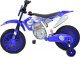 Super-Toys MEGA MOTOR ENDURO - MIĘKKIE KOŁA, AMORTYZATOR, 12V, WALIZKA SUPER JAKOŚĆ/XMX616 4