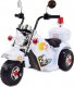 Super-Toys PIERWSZY MOTOR CHOPPER NA AKUMULATOR - KOGUT, MIĘKKIE SIEDZENIE, PASY/LL778 2