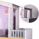 9 Planet Domek dla lalek drewniany+ mebelki pastelowy 117cm 5