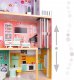 9 Planet Domek dla lalek drewniany+ mebelki pastelowy 117cm 7