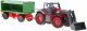Ramiz Traktor z przyczepą czerwono-zielony 2.4 GHz 2