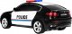 Ramiz Auto 1:24 R/C Licencjonowany Radiowóz Bmw X6 Policja Czarny 2