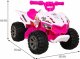 Ramiz Pojazd Quad THE FASTEST Różowy 2