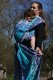Yaro Slings Chusta tkana Yaro Sling - Meadow Duo Aqua Grad Black White Seacell 6 (4.6 m.) 3