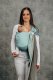 LennyLamb Chusta kółkowa LennyLamb - Mała Jodełka Baby Mint 1.8 m. 1