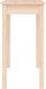 vidaXL Stolik konsolowy, 80x40x75 cm, lite drewno sosnowe 6