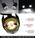 Lampa przednia Top-Light SE-LH1 komplet 2 latarek z akumulatorem Uniwersalny 17