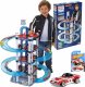 Klein Garaż Hot Wheels 5 Poziomowy parking dla resoraków + Auto Hot Wheels '69 Corvette 1