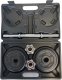 SKO Cast iron weight dumbbells set with case TOORX 0.75-15 kg 2