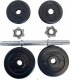 SKO Cast iron weight dumbbells set with case TOORX 0.75-15 kg 3