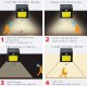 Kinkiet Lampa solarna 40SMD z czujnikiem ruchu i zmierzchu 2