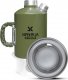 Survival Kettle Aluminiowa Kuchenka czajnik turystyczny Survival Kettle Green + stalowe palenisko Uniwersalny 8