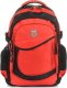 CZERWONO-CZARNY solidny 3KOMOROWY plecak miejski SPORTOWY A4 N61 NoSize 1