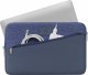 Torba RivaCase RIVACASE ETUI NA LAPTOP 13,3" EGMONT, NIEBIESKIE, SKÓRA EKOLOGICZNA I TWEED, KIESZEŃ NA AKCESORIA 1