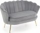 Elior Szara nowoczesna sofa w kształcie muszelki - Vimero 4X 1