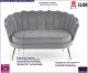 Elior Szara nowoczesna sofa w kształcie muszelki - Vimero 4X 2