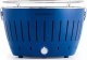 LotusGrill Grill turystyczny Węglowy Mini 26 cm x 26 cm niebieski + pokrowiec 2