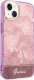 Guess Etui Guess do iPhone 14 Plus 6,7" różowy/pink hardcase Jungle Collection 1