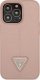 Guess Etui Guess do iPhone 14 Pro 6,1" różowy/pink hardcase SaffianoTriangle Logo 2