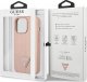 Guess Etui Guess do iPhone 14 Pro 6,1" różowy/pink hardcase SaffianoTriangle Logo 7