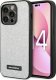 Karl Lagerfeld Etui Karl Lagerfeld do iPhone 14 Pro Max 6,7" hardcase srebrny/silver Glitter Plaque Logo 1