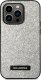 Karl Lagerfeld Etui Karl Lagerfeld do iPhone 14 Pro Max 6,7" hardcase srebrny/silver Glitter Plaque Logo 3