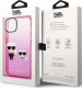 Karl Lagerfeld Etui Karl Lagerfeld do iPhone 14 Plus 6,7" hardcase różowy/pink Gradient Ikonik Karl & Choupette 7