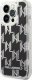 Karl Lagerfeld Etui Karl Lagerfeld do iPhone 14 Pro Max 6,7" hardcase czarny/black Liquid Glitter Monogram 2
