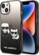 Karl Lagerfeld Etui Karl Lagerfeld do iPhone 14 6,1" hardcase czarny/black Gradient Ikonik Karl & Choupette 1