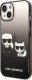 Karl Lagerfeld Etui Karl Lagerfeld do iPhone 14 6,1" hardcase czarny/black Gradient Ikonik Karl & Choupette 1