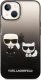 Karl Lagerfeld Etui Karl Lagerfeld do iPhone 14 6,1" hardcase czarny/black Gradient Ikonik Karl & Choupette 2