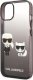 Karl Lagerfeld Etui Karl Lagerfeld do iPhone 14 6,1" hardcase czarny/black Gradient Ikonik Karl & Choupette 5