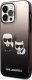Karl Lagerfeld Etui Karl Lagerfeld do iPhone 14 Pro Max 6,7" hardcase czarny/black Gradient Ikonik Karl & Choupette 2