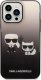 Karl Lagerfeld Etui Karl Lagerfeld do iPhone 14 Pro Max 6,7" hardcase czarny/black Gradient Ikonik Karl & Choupette 3
