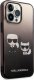 Karl Lagerfeld Etui Karl Lagerfeld do iPhone 14 Pro Max 6,7" hardcase czarny/black Gradient Ikonik Karl & Choupette 4