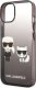 Karl Lagerfeld Etui Karl Lagerfeld do iPhone 14 Pro Max 6,7" hardcase czarny/black Gradient Ikonik Karl & Choupette 6